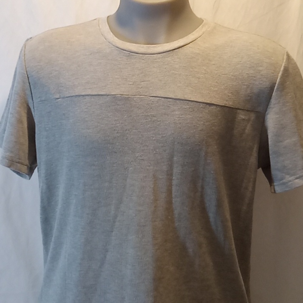 Charles and A Half Gray Waffle Knit Shirt